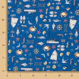 Retal Popelín Algodón Fisherman 130x150 cm - Ribes y Casals