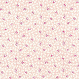 Popeline Algodão Flor Pequena Rosa - Ribes y Casals