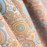 Popeline Astros Laranja - Ribes y Casals