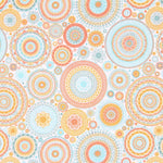 Popeline Astros Laranja - Ribes y Casals