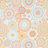 Popeline Astros Laranja - Ribes y Casals