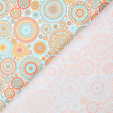 Popeline Astros Laranja - Ribes y Casals