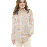 Popeline Astros Laranja - Ribes y Casals