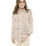 Popeline Astros Laranja - Ribes y Casals