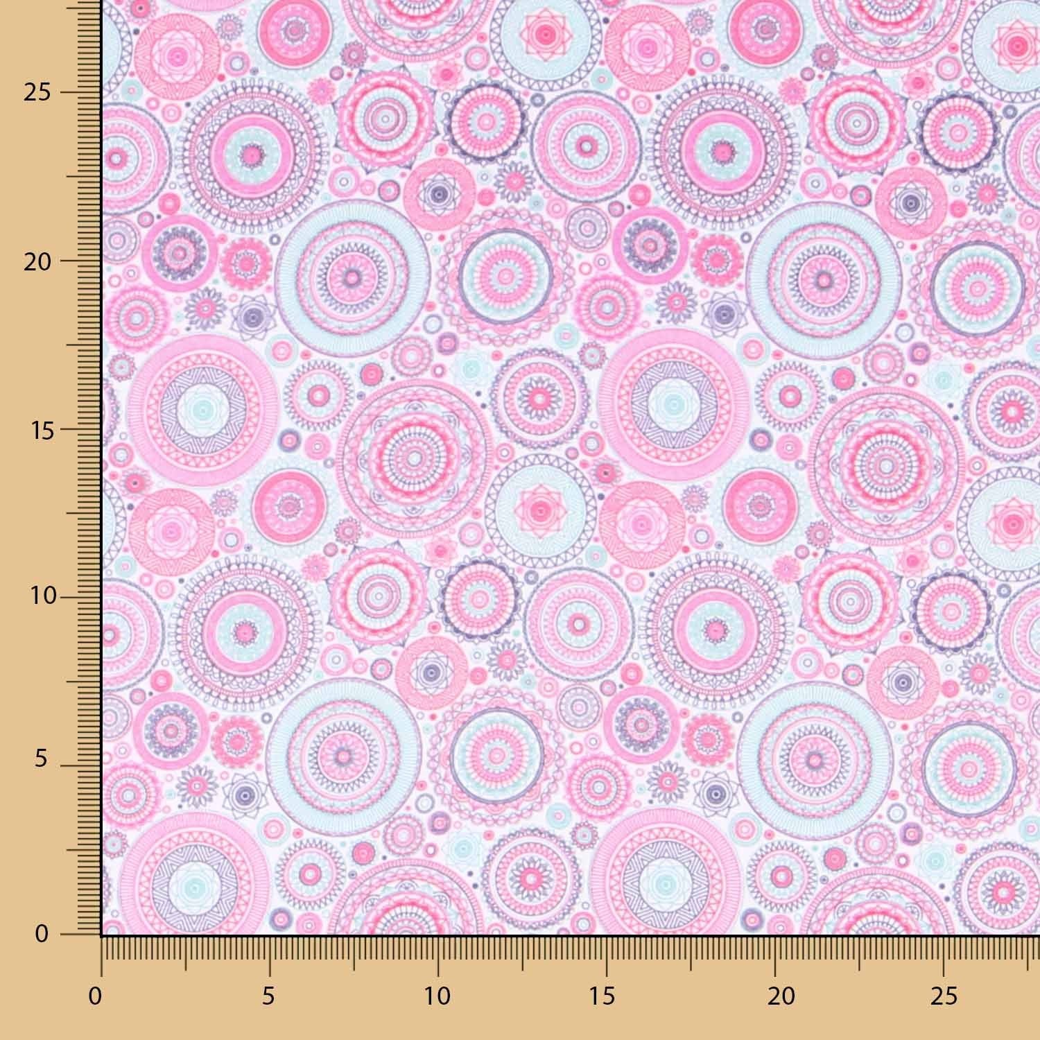 Popeline Astros Rosa - Ribes y Casals