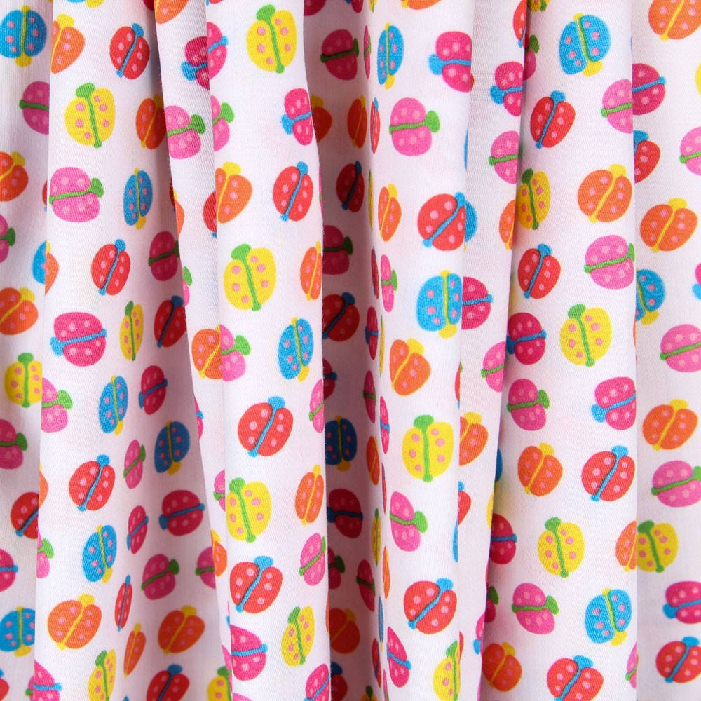 Popeline Insetos  Branca - Ribes y Casals