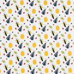 Tecido Popeline Insetos  Colorido - Ribes y Casals