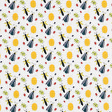 Tecido Popeline Insetos  Colorido - Ribes y Casals