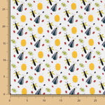 Tecido Popeline Insetos  Colorido - Ribes y Casals