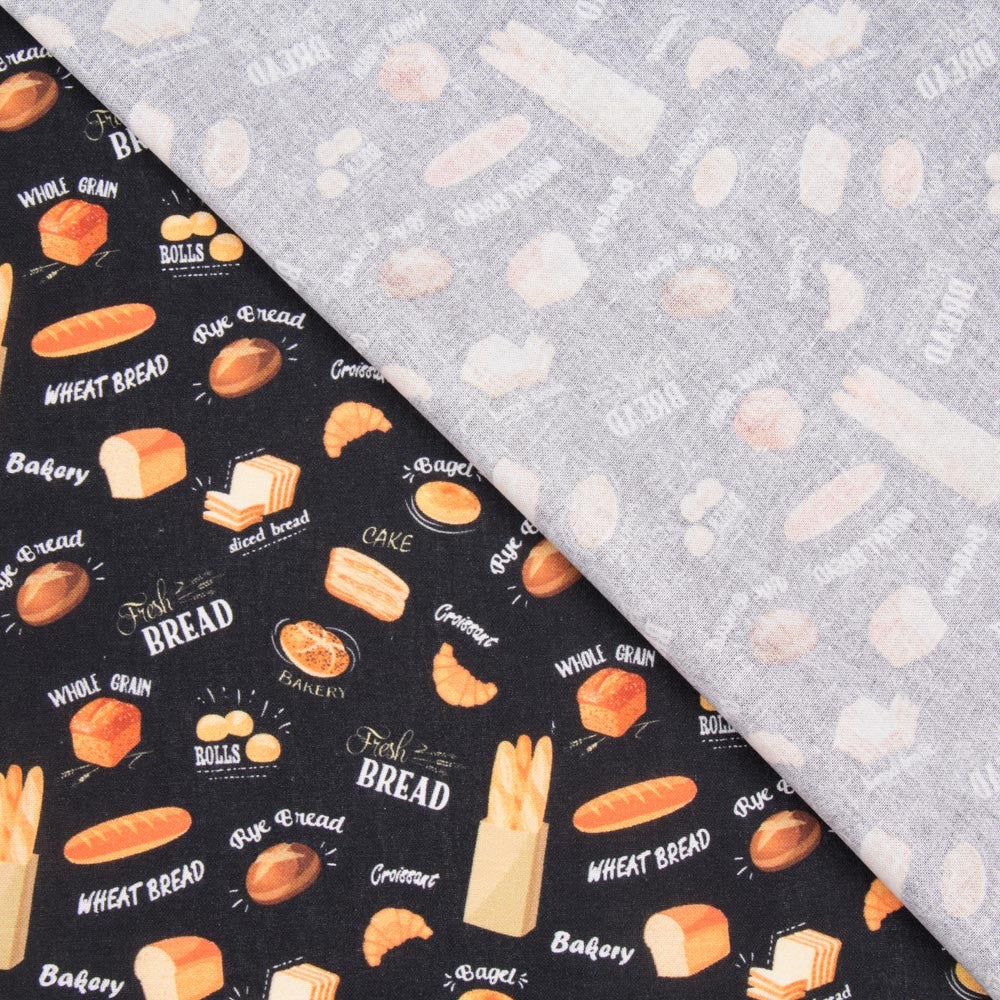 Popeline Bread Preta - Ribes y Casals