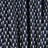 Popeline Cavalinho Azul Marinho - Ribes y Casals