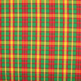 Popeline Algodão Xadrez Mini Verde e Vermelho - Ribes y Casals