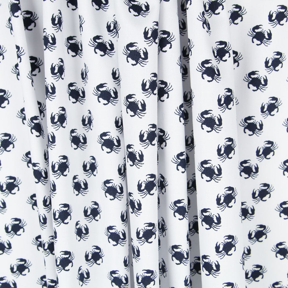 Popeline Caranguejos Branca - Ribes y Casals