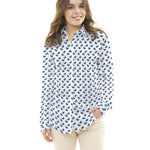 Popeline Caranguejos Branca - Ribes y Casals