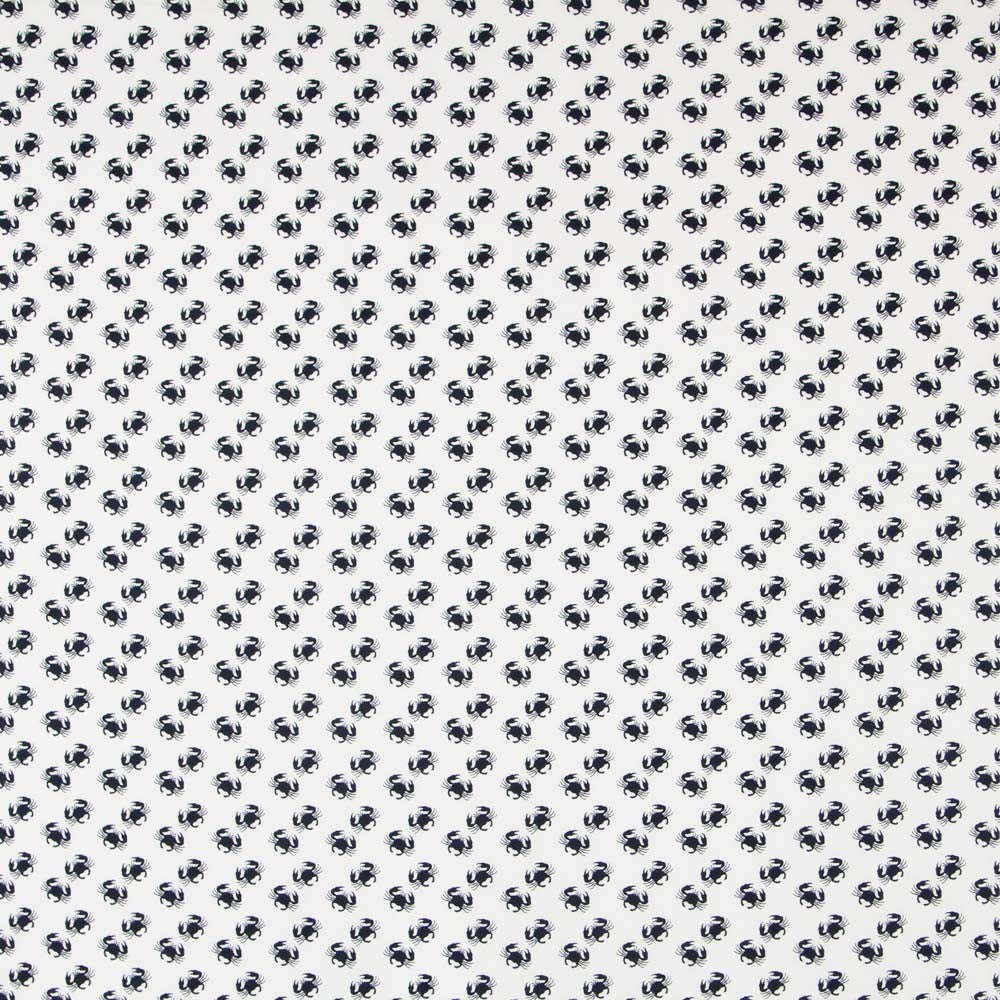 Popeline Caranguejos Branca - Ribes y Casals