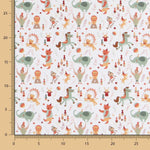 Tecidos Popeline Circus Branco - Ribes y Casals