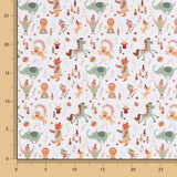 Tecidos Popeline Circus Branco - Ribes y Casals