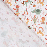 Tecidos Popeline Circus Branco - Ribes y Casals