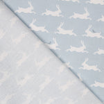 Popeline Coelhos Azul - Ribes y Casals