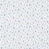 Tecido de Algodão Cáctus Branco - Ribes y Casals