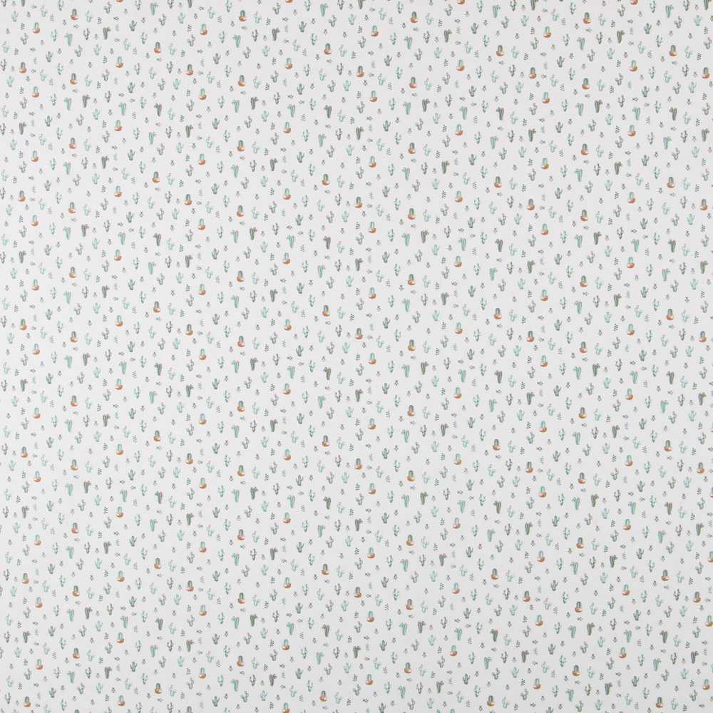 Tecido de Algodão Cáctus Branco - Ribes y Casals