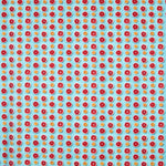 Tecido de Algodão Popeline Citrus Turquesa - Ribes y Casals