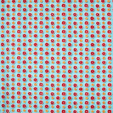 Tecido de Algodão Popeline Citrus Turquesa - Ribes y Casals