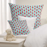 Tecido de Algodão Popeline Citrus Turquesa - Ribes y Casals