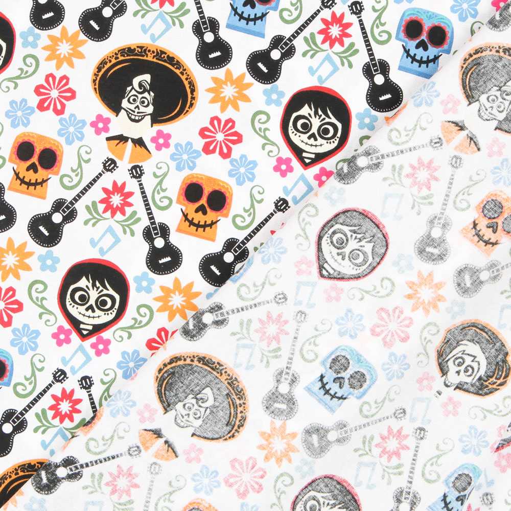 Tecido Popeline Guitarras da Coco - Ribes y Casals