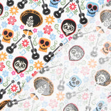 Tecido Popeline Guitarras da Coco - Ribes y Casals