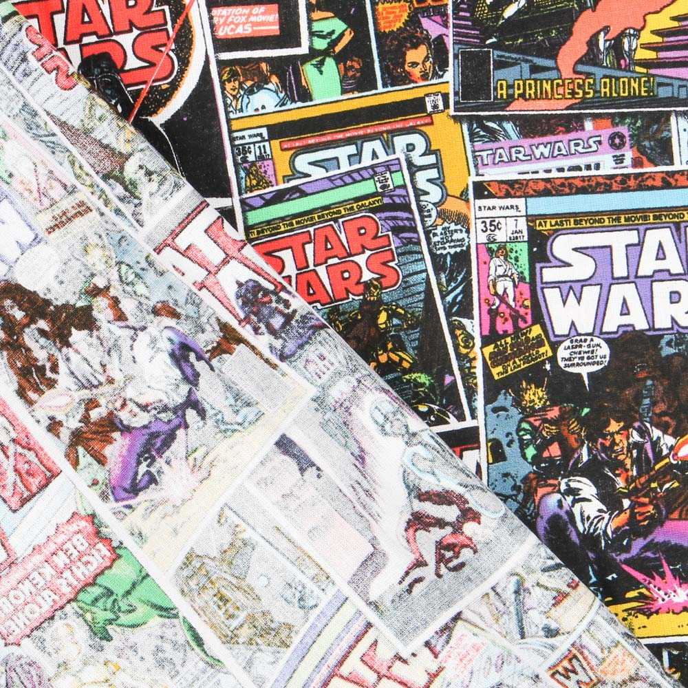 Tecido Popeline Star Wars - Ribes y Casals