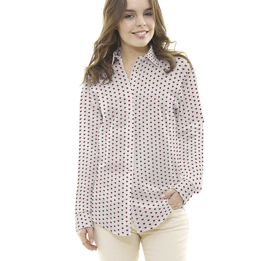 Tecido Popeline de Algodão Corações - Ribes y Casals