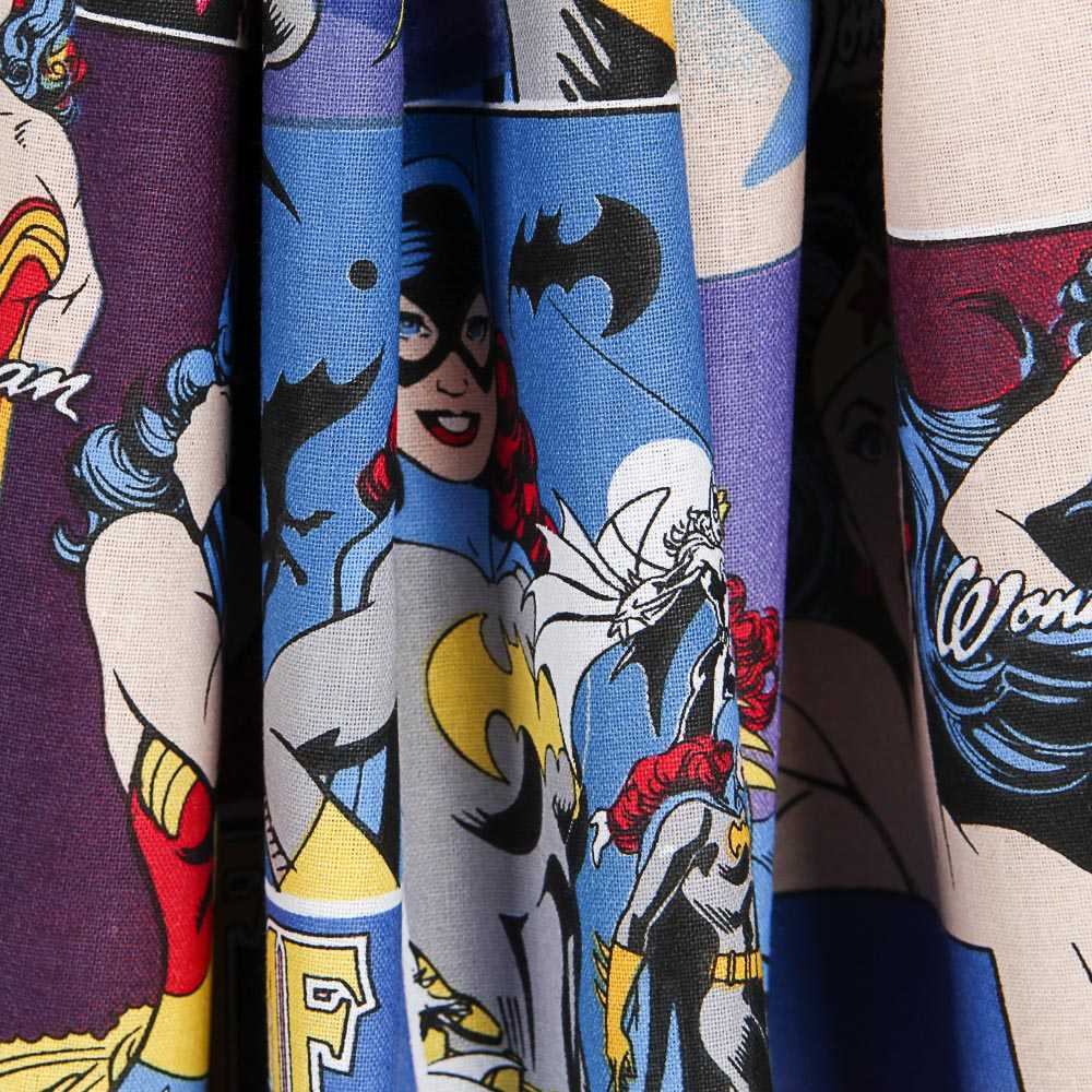 Tecido Popeline de Algodão Super Mulheres - Ribes y Casals