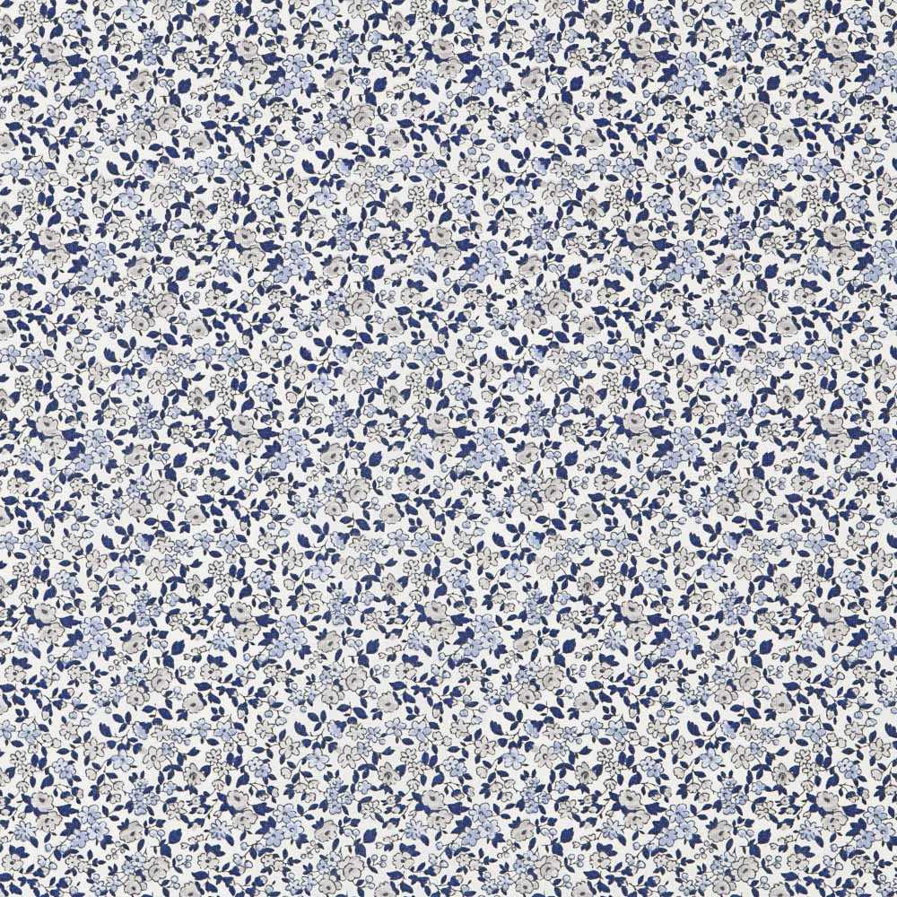 Tecido Popeline de Algodão Liberty Azul - Ribes y Casals