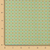 Tecido de Algodão Geométrico Verde - Ribes y Casals