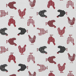 Tecido Popeline de Algodão Granja Branca - Ribes y Casals