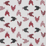 Tecido Popeline de Algodão Granja Branca - Ribes y Casals