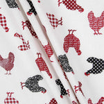 Tecido Popeline de Algodão Granja Branca - Ribes y Casals