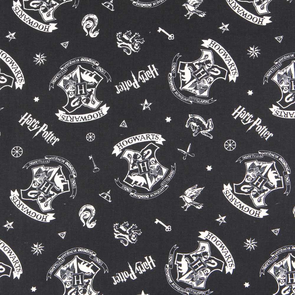 Tecido Popeline Hogwarts - Ribes y Casals