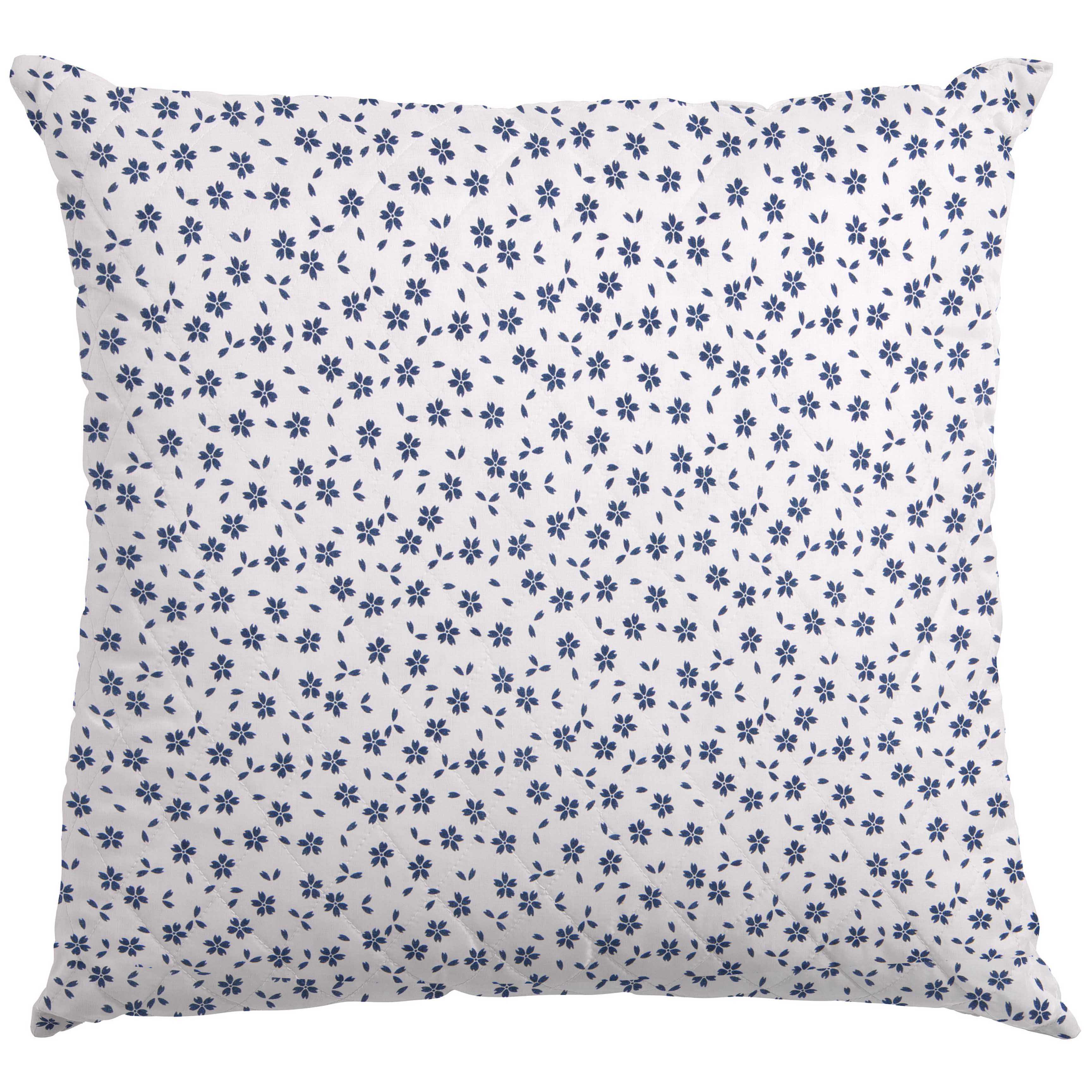 Tecido Popeline de Algodão Folhagem Azul - Ribes y Casals