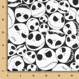 Tecido Popeline Jack o esqueleto - Ribes y Casals