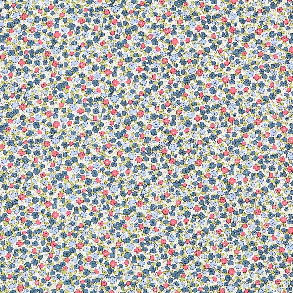 Tecido de Algodão Popeline Liberty Vermelho - Ribes y Casals