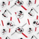 Tecido Popeline Os Incríveis Violeta - Ribes y Casals