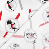 Tecido Popeline Os Incríveis Violeta - Ribes y Casals