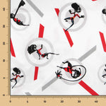 Tecido Popeline Os Incríveis Violeta - Ribes y Casals