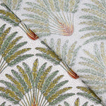 Tecido de Algodão Popeline Madagascar Branca - Ribes y Casals