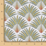 Tecido de Algodão Popeline Madagascar Branca - Ribes y Casals