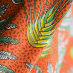 Tecido de Algodão Popeline Madagascar Laranja - Ribes y Casals