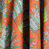 Tecido de Algodão Popeline Madagascar Laranja - Ribes y Casals