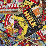 Tecido Popeline de Algodão Marvel Comics Retro - Ribes y Casals